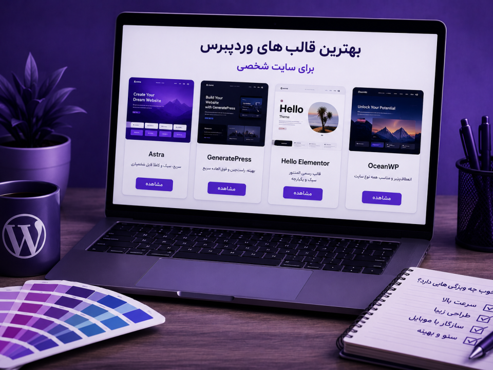 بهترین قالب های وردپرس برای طراحی سایت شخصی
